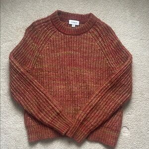 Evereve Women's Marled Rust Sweater